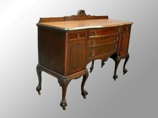 Newly listed 15812 Antique Chippendale Walnut Ball and Claw Sideboard