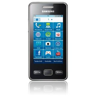 Samsung Star II S5260 Smartphone 3 Zoll onyx black  