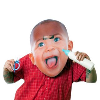 Adult Big Head Baby Mask   One Size Fits Most product details page