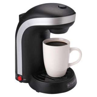 Kitchen Selectives Single Serve Drip Coffee Maker   Black (1 Cup 