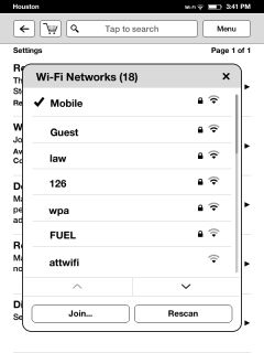  Aide La connexion Wi Fi sur votre Kindle Touch 