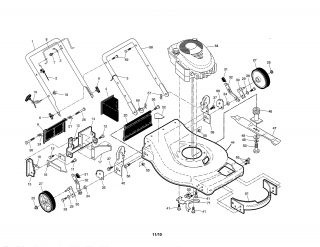 ARIENS Lawn mower Drive control/gear case/w  Parts  Model A173K22 