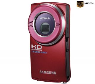 SAMSUNG HMX U20 high definition mini camcorder   red  Pixmania UK