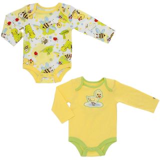 Truly Scrumptious Neutral 2 Pack Insect Layette Bodysuit Set