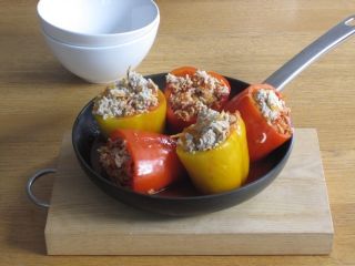 Ukrainian stuffed peppers