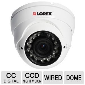 Lorex LDC7081 Indoor/Outdoor Dome Security Camera   1/3 Sony HAF CCD 