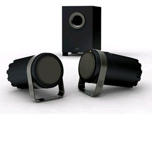 Altec Lansing BXR1221 2.1 Computer Speakers   2.1 Channel, 9 Watts RMS 