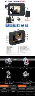 Angel Eye   HD Pinhole DVR Monitor with Motion Detection   USD $ 99.99