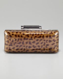 Tonda Leopard Print Clutch Bag   Neiman Marcus