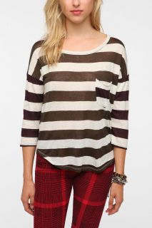 Daydreamer LA Striped Pocket Tee   Urban Outfitters