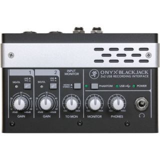 Mackie Onyx Blackjack Premium 2x2 USB Recording Interface  Musicians 