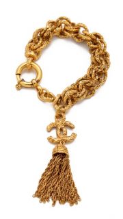 WGACA Vintage Vintage Chanel Baroque Fringe Bracelet  