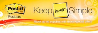 Stock up on Office Supplies Post It Notes and Scotch Brand Tape at 