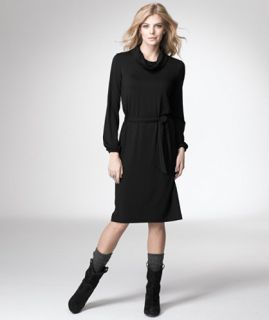 Matte Jersey Cowlneck Dress: DRESSES  Free Shipping at L.L.Bean