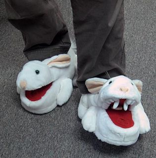 ThinkGeek :: Monty Python Killer Rabbit Slippers