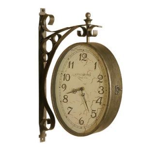 Uttermost Malvina Dual Sided Hanging Wall Clock 