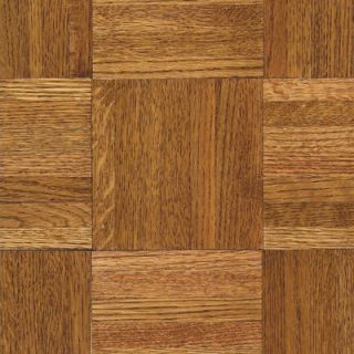 Armstrong SAMPLE   Urethane Parquet Solid Oak in Honey   112140 