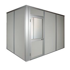 PORTA KING BUILDING SYSTEMS Modular In Plant Office,4Wall,8x12,Vinyl 