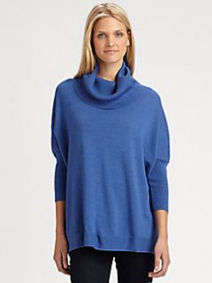 Eileen Fisher   Merino Wool Funnel Neck Sweater