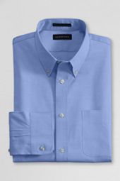 Lands End   Mens Tailored Fit Pinpoint Dress Shirt customer reviews 