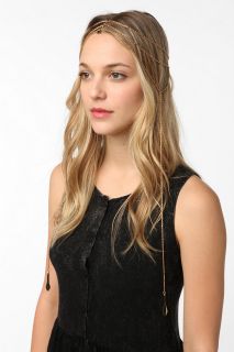 MariaFrancescaPepe Snake Goddess Chain Headwrap   Urban Outfitters