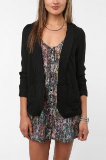 Silence & Noise Relaxed Drapey Blazer   Urban Outfitters