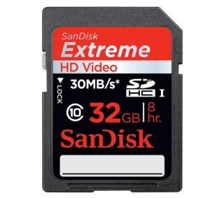 Buy SANDISK Extreme HD Class 10 SDHC Memory Card   32GB  Free 