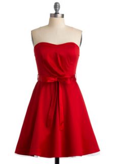 Red A Line Dress  Modcloth