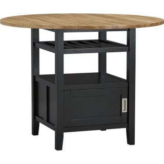 Belmont Black High Dining Table in Dining, Kitchen Tables  Crate and 