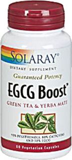 Solaray EGCG Boost™    60 Vegetarian Capsules   Vitacost 