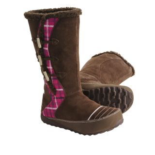 Sorel Suka 2 Boots   Fleece Lined, Leather (For Youth) in Espresso 