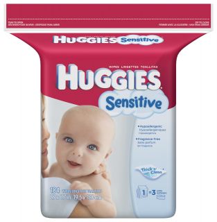 Huggies Gentle Care Sensitive Baby Wipes Refill 184ct.   