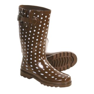Western Chief Ditsy Dots Rain Boots   Waterproof (For Women)   Save 41 