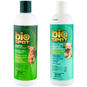 Bio Spot Flea and Tick Shampoo for Dogs and Puppies   Flea & Tick 