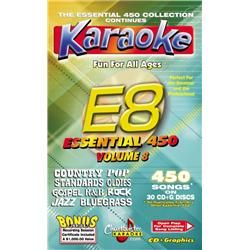 Chartbuster Karaoke Essential 450 Vol. 8 Karaoke CD+G Library (E8)