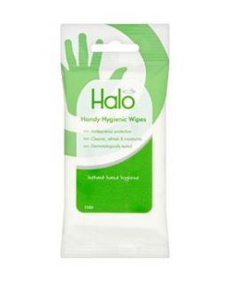 Halo Handy Hygienic wipes   10s   Boots