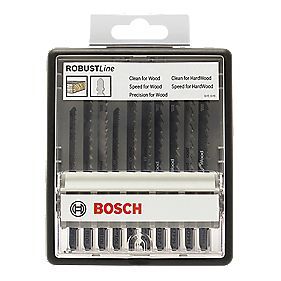 Bosch Jigsaw Blades Wood 10 Piece Set  Screwfix