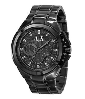 Armani Exchange Black Chronograph Watch  Dillards 