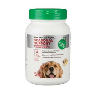 GNC Pets Ultra Mega Seasonal Support for All Dogs   Beef Flavor   GNC 