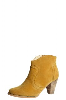 Home > Sale > Footwear > Amber Tan Suedette Western Ankle Boots
