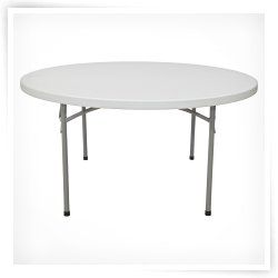 National Public Seating BT Series 71 in. Round Folding Table 10 or 20 