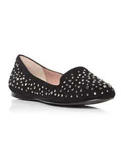 Dune Lizzi Diamante Loafer Shoes Black   