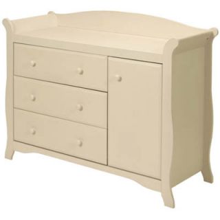 Stork Craft Aspen Combo Dresser/Changing Table   Antique White 
