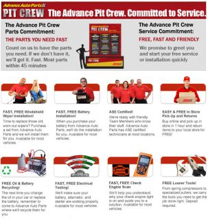 Click Here for a list of all Advance Pit Crew ready stores.