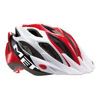 Met Crossover XL Bike Helmet   Red & White (60 64cm) Cat code 302221 