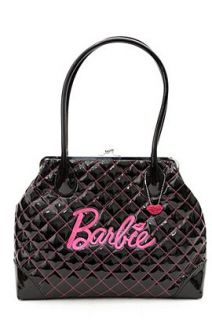 Barbie Black Patent Kisslock Bag   171625