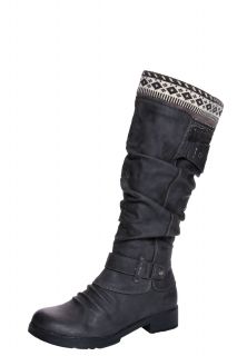  Sale  Footwear  Willow Black Navajo Lined Knee High 