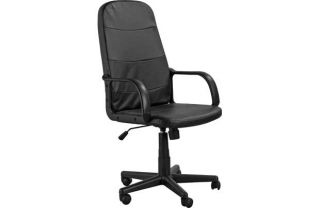 Parker Highback Managers Chair   Black. from Homebase.co.uk 