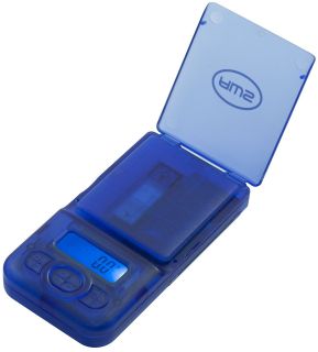 American Weigh Scale Digital Pocket Scale, Clear Blue, 600 X 0.1 G