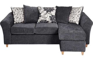 Living Isabelle Movable Chaise Corner Sofa Group   Charcoal. from 
